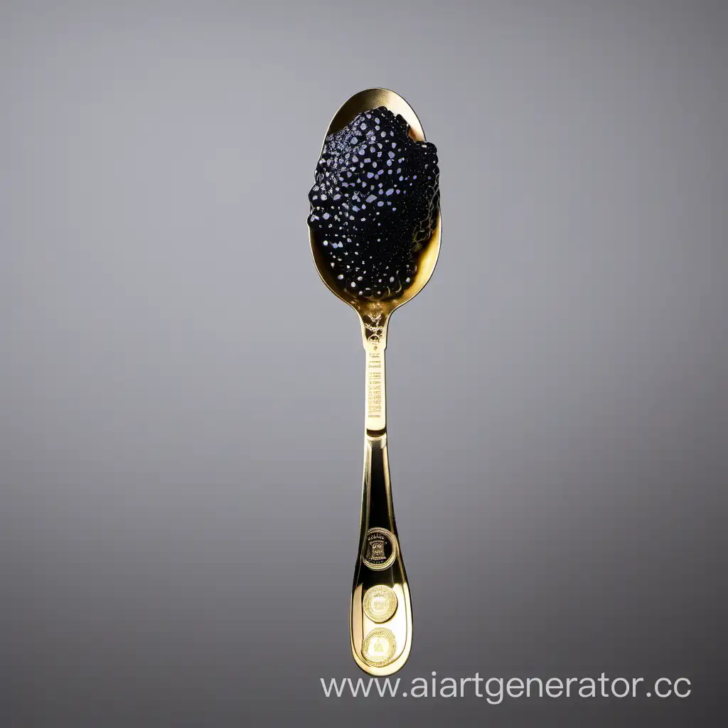 Luxurious-Caviar-Presentation-Exquisite-Spoonful-of-the-Finest-Delicacy