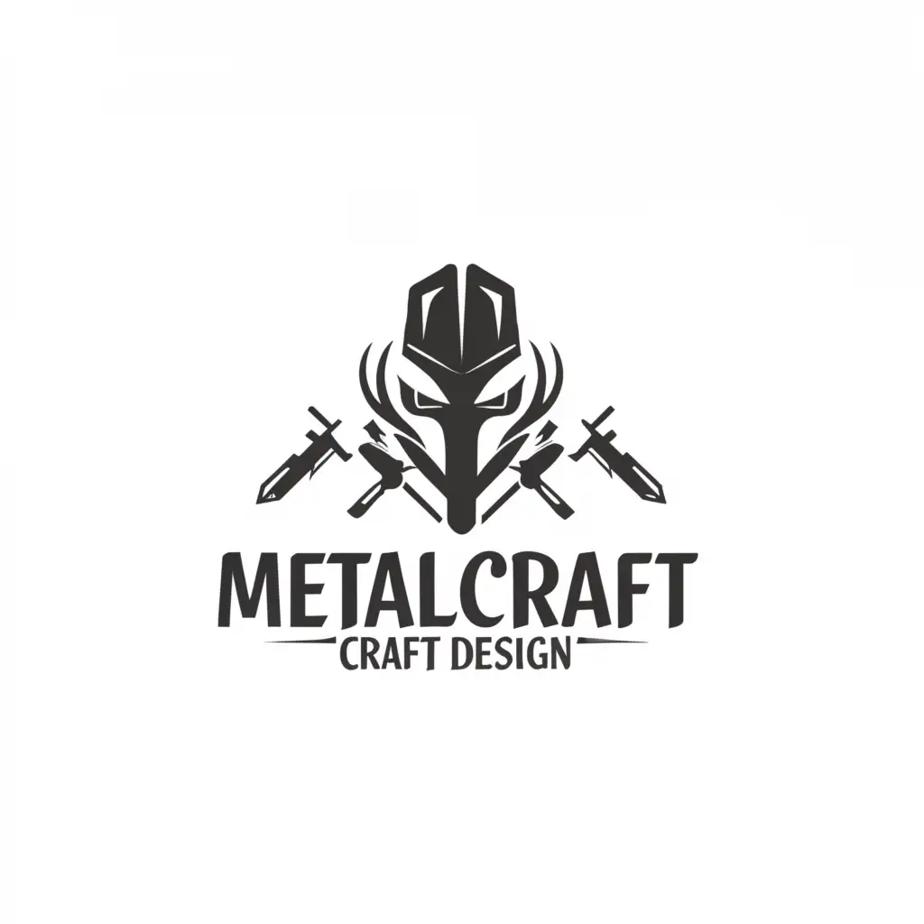 a logo design,with the text "Metal Craft & Design", main symbol:Welder,Moderate,be used in Construction industry,clear background