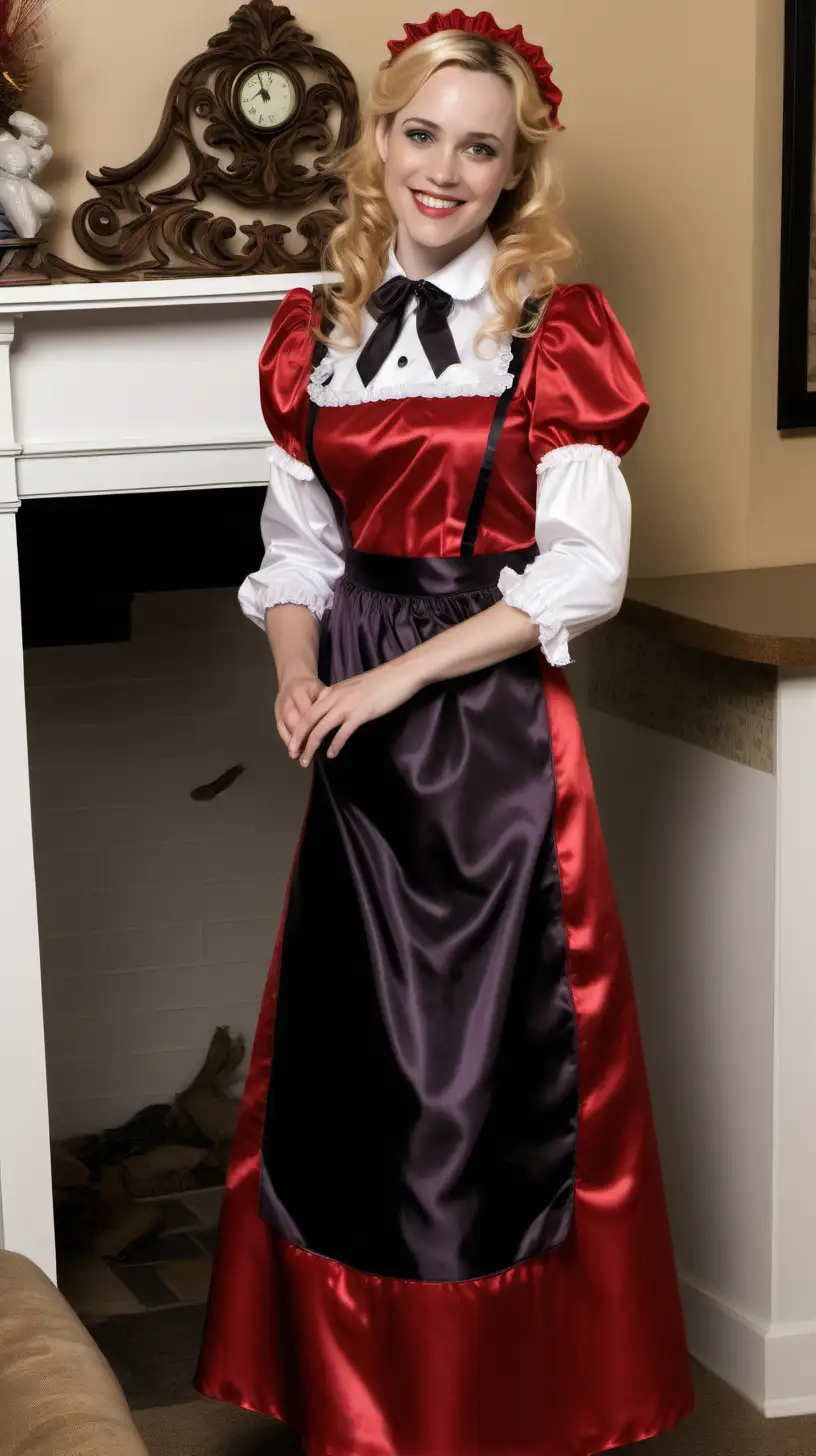 Elegant Retro Maid and Stylish Mothers in Victorian Gowns