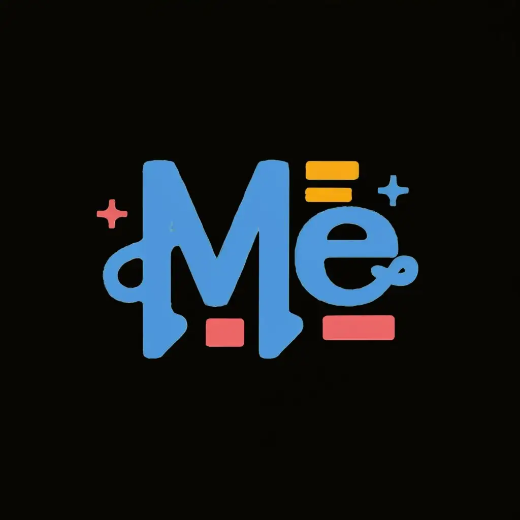 logo, Me, with the text "Me", typography