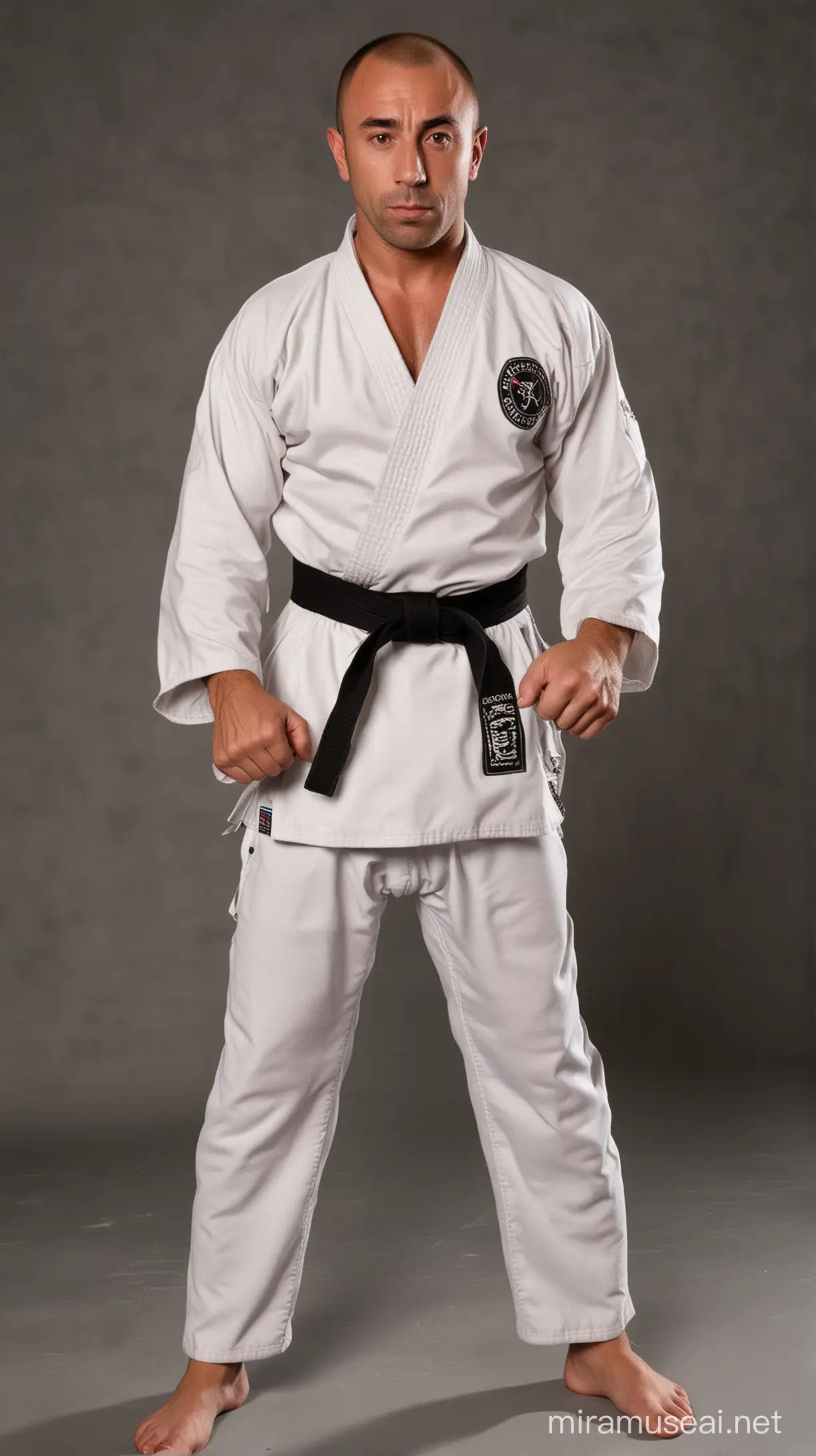 20 year old  joe rogan , taekwondo fight