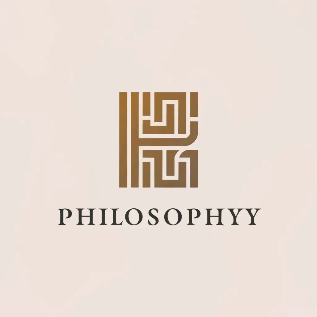 a logo design,with the text "PHILOSOPHY", main symbol:High end logo for a high luxury company name HUMAN,Moderate,clear background
