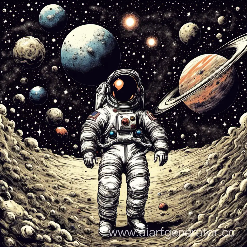 Astronaut-Floating-Among-Distant-Stars-in-Space-Exploration-Scene