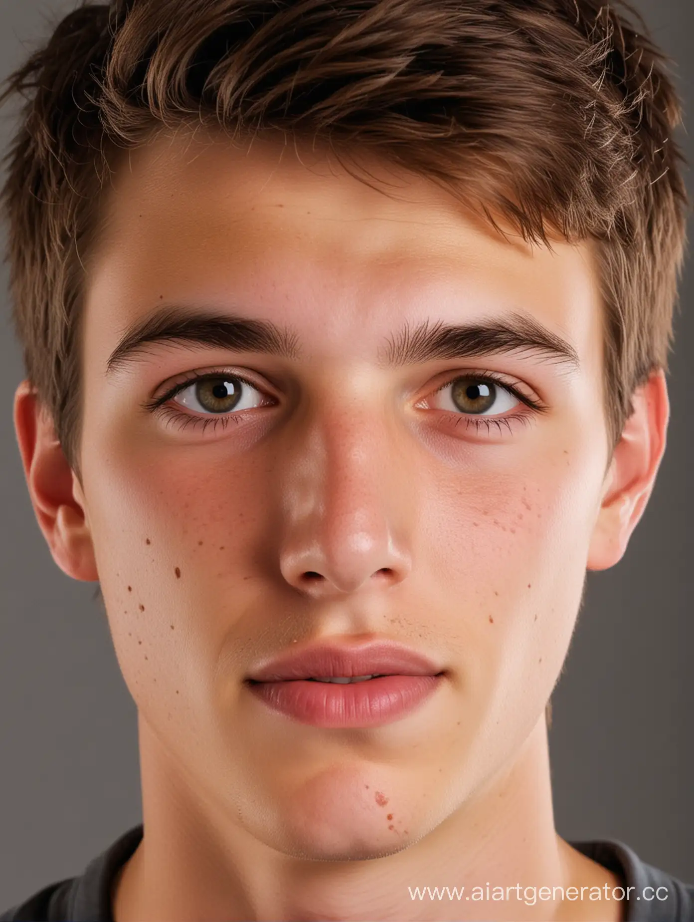 Portrait-of-a-19YearOld-Man-with-Youthful-Features