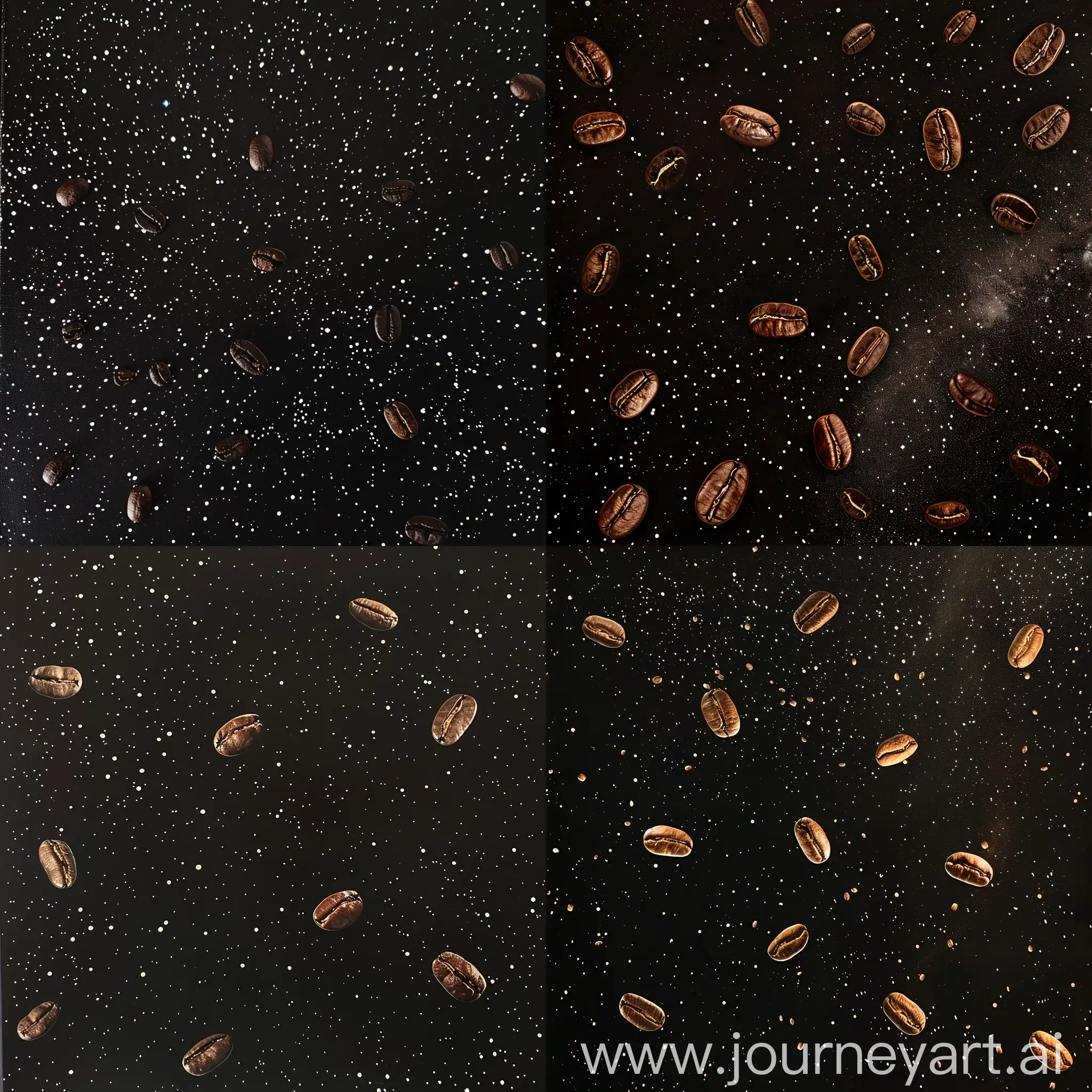 Starry-Night-with-Coffee-Bean-Stars