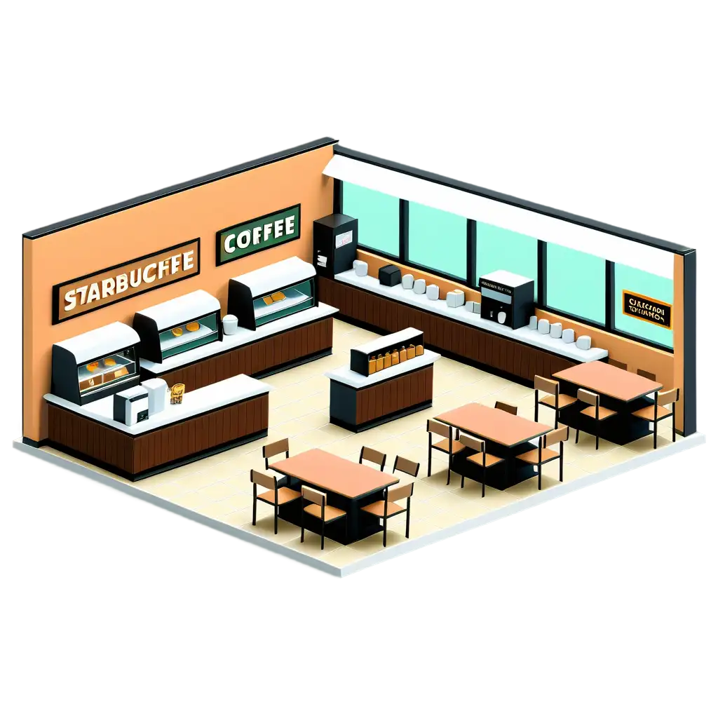 8Bit-Pixel-Art-PNG-Retro-Coffee-Shop-Scene-with-DriveThru-Window-and-Menu-Boards
