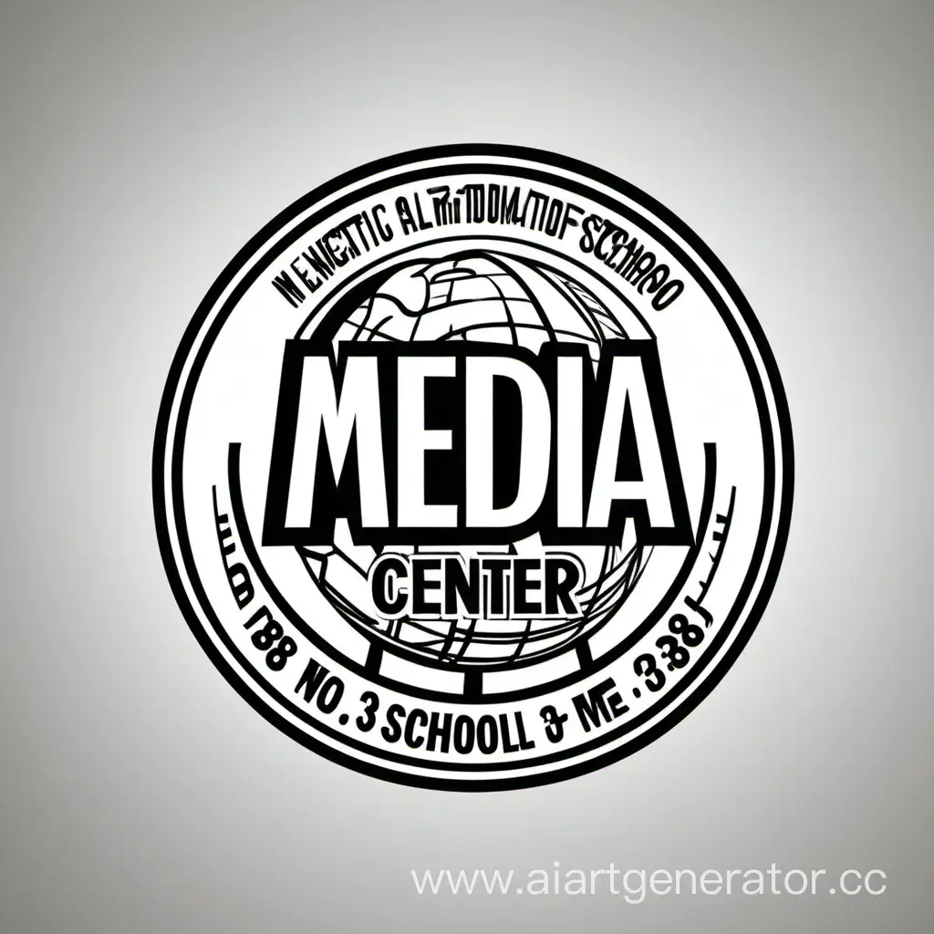 Логотип для медиацентра школы №38