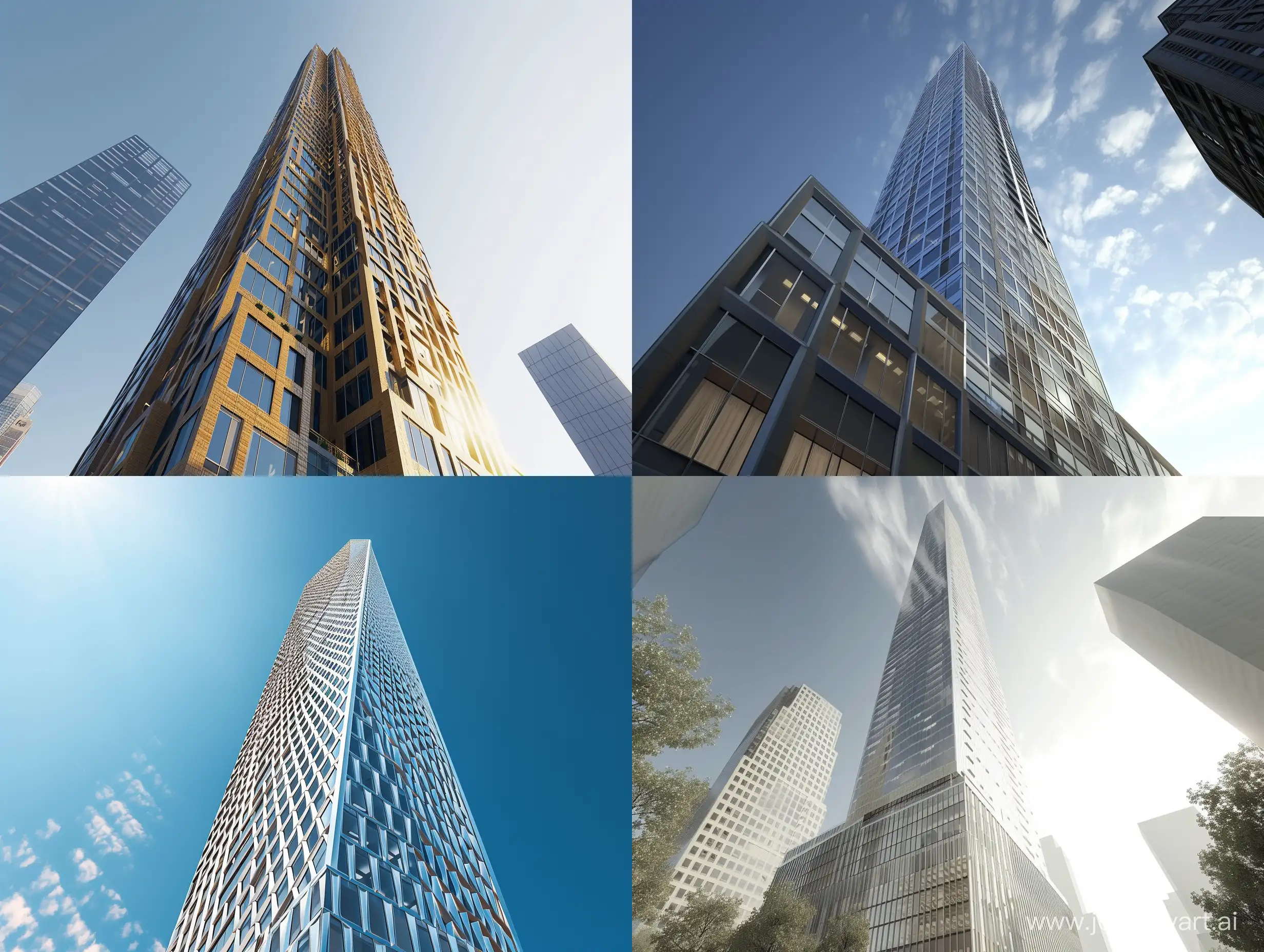 Detailed-Modern-Skyscraper-Architecture-in-New-York-City
