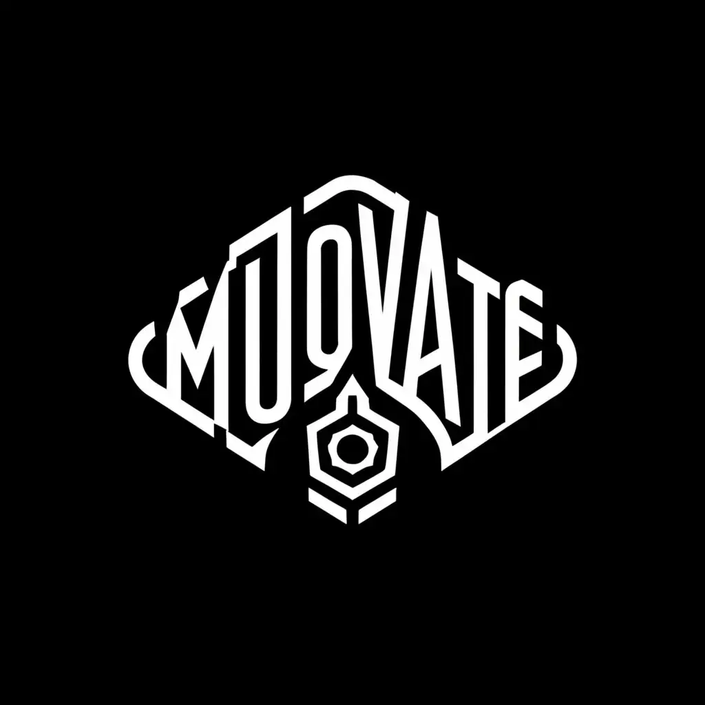 a logo design,with the text "MOTOVATE", main symbol:""

 piston
",Minimalistic,be used in Automotive industry,clear background