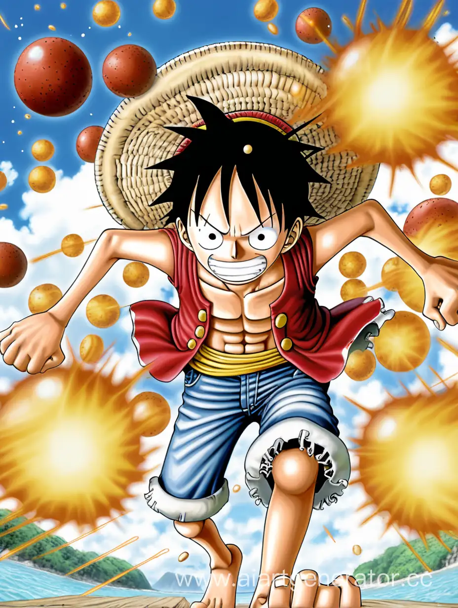 Luffy-Evades-Cannonballs-in-Epic-Battle