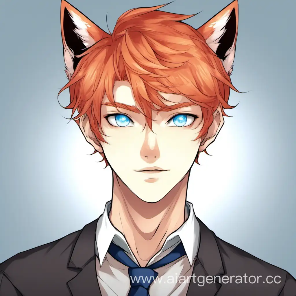 Teenage-HalfFox-Hybrid-with-Red-Hair-and-Blue-Eyes