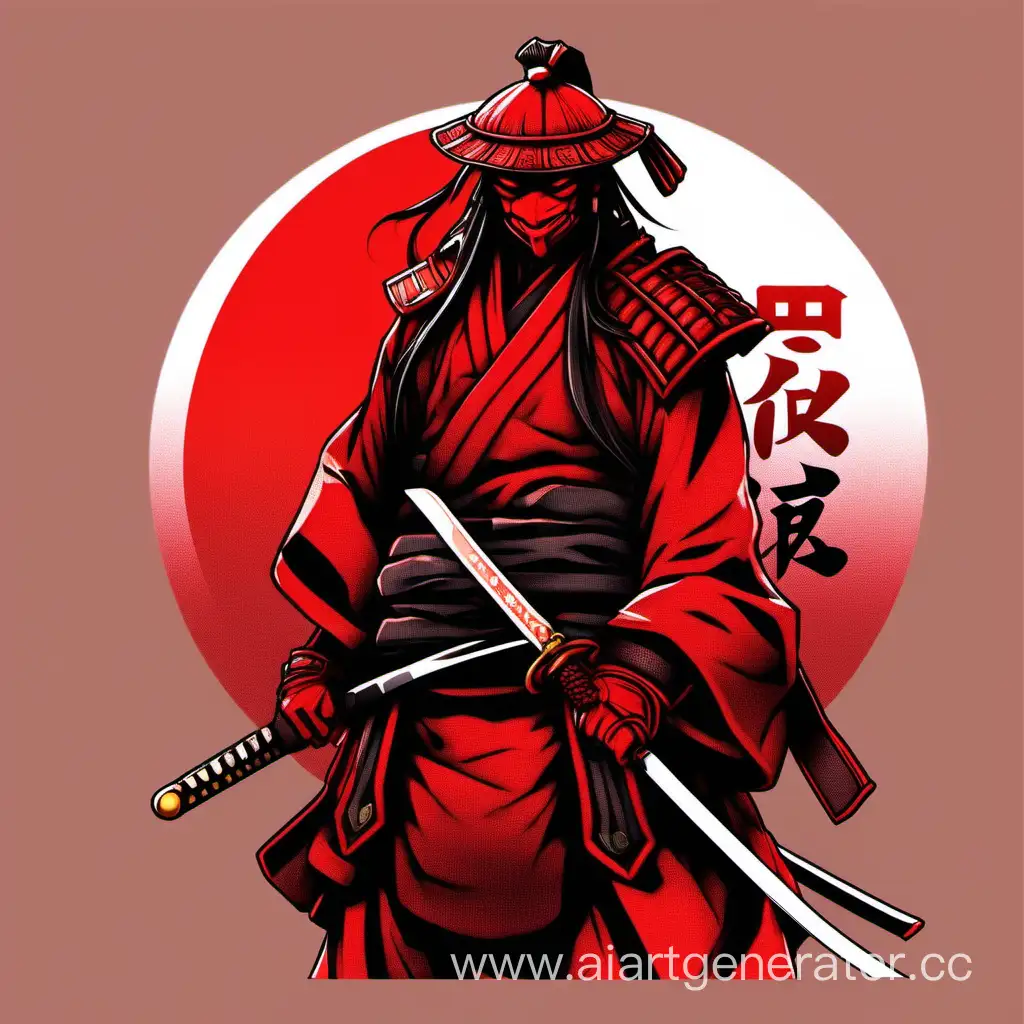 Аватарка для дискорда ,Японская тематика,  переход от старой эпохи к современной.Красно-черные цвета, что то между самураем и современным военным