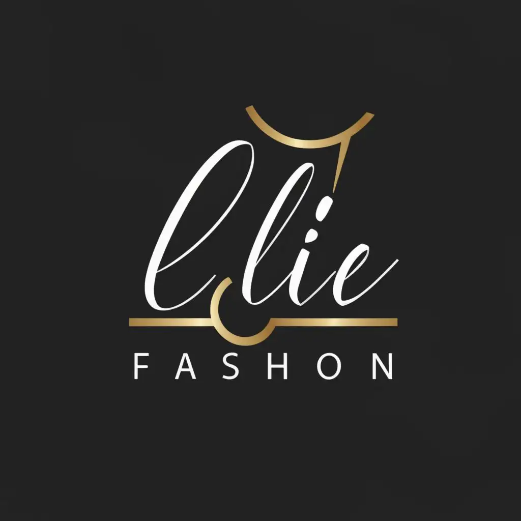 a logo design,with the text "Elie fashion ", main symbol:Fashion 
,Moderate,clear background
