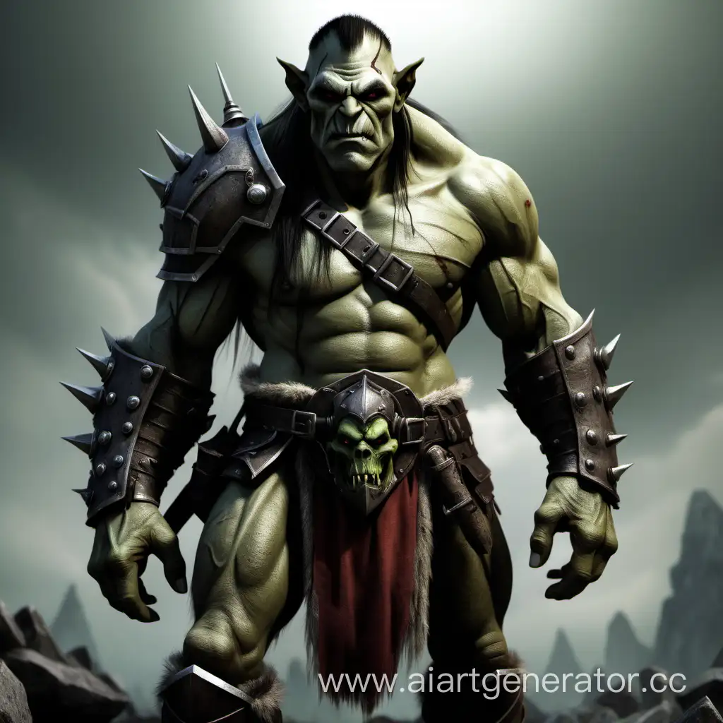 Majestic-Orc-General-in-Battle-Armor-Leading-His-Army