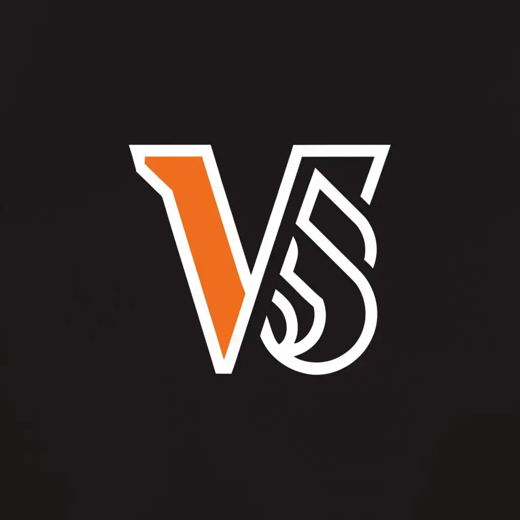 a logo design,with the text "vs", main symbol:using leaf,Minimalistic,be used in Sports Fitness industry,clear background
