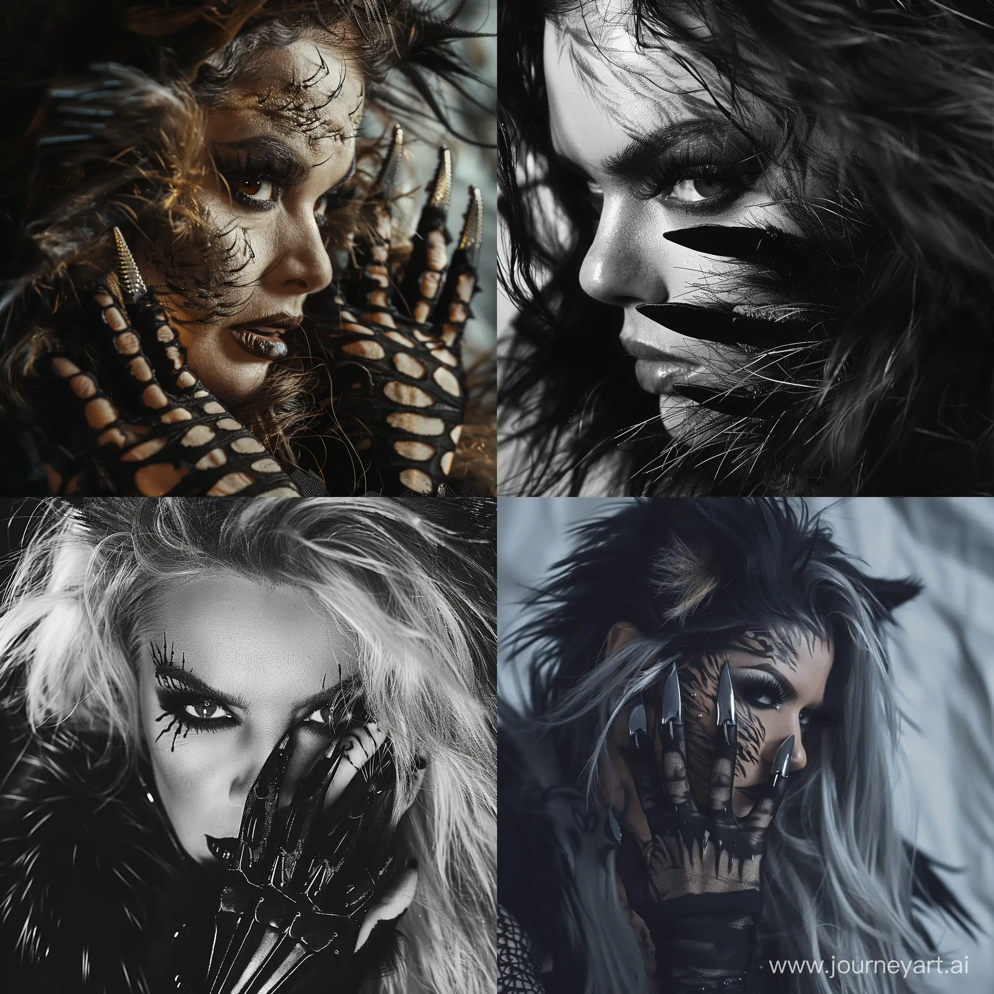Kelly-Osbourne-Gothic-Werewolf-Transformation