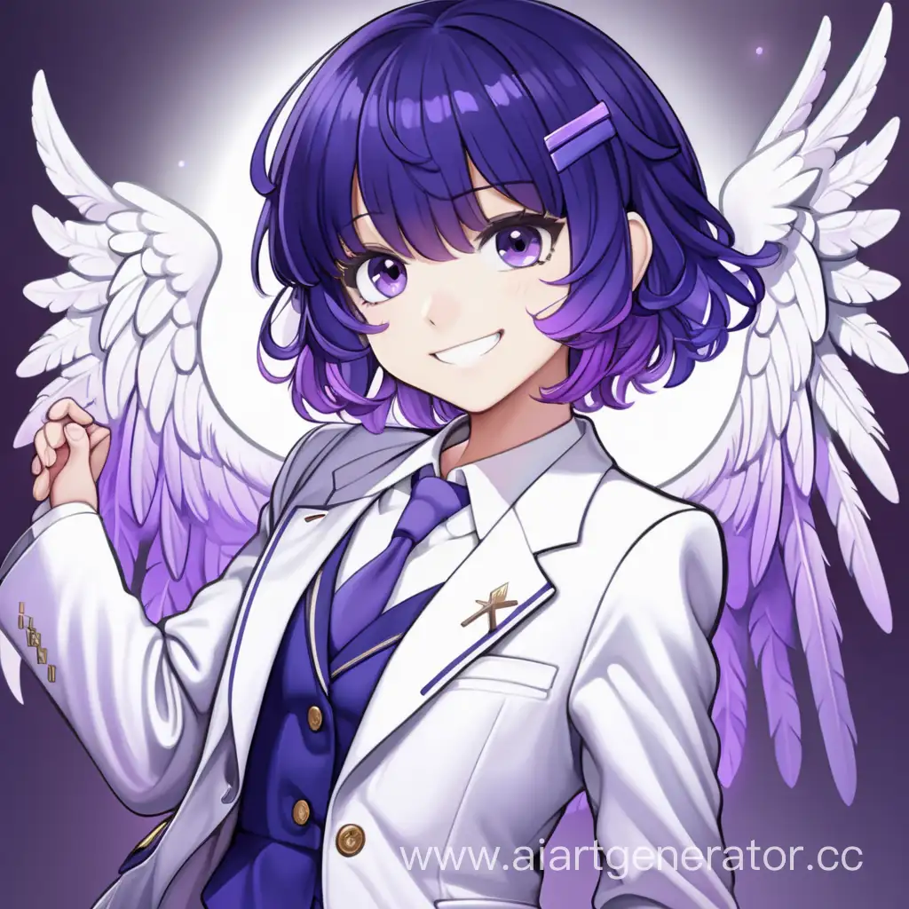 Joyful-Angelic-Anime-Girl-in-Elegant-White-Suit-with-Purple-Gradient-Hair