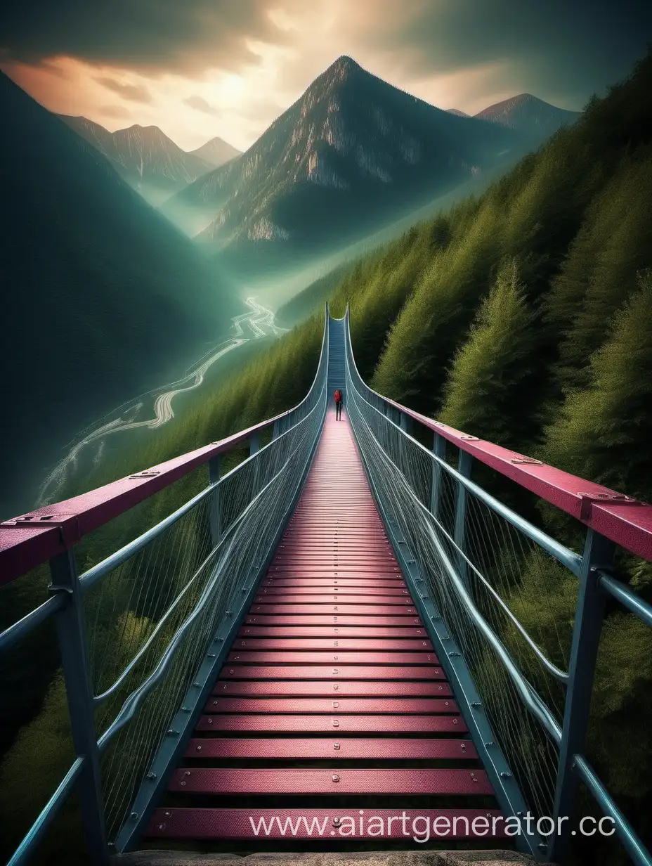 Enchanting-Mountain-Bridge-in-a-Fantasy-World