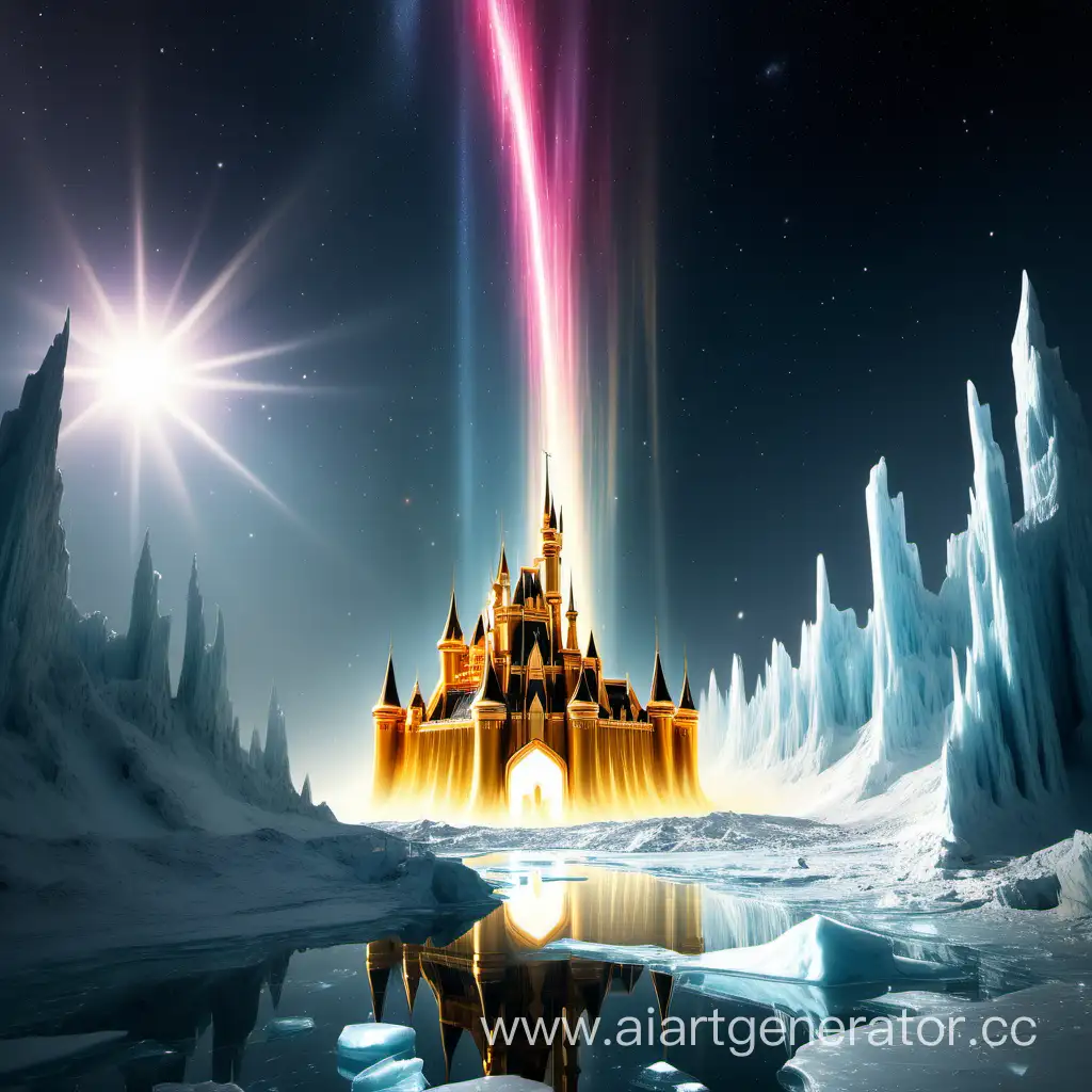 Golden-Warmth-Flowing-Near-Intergalactic-Ice-Castle