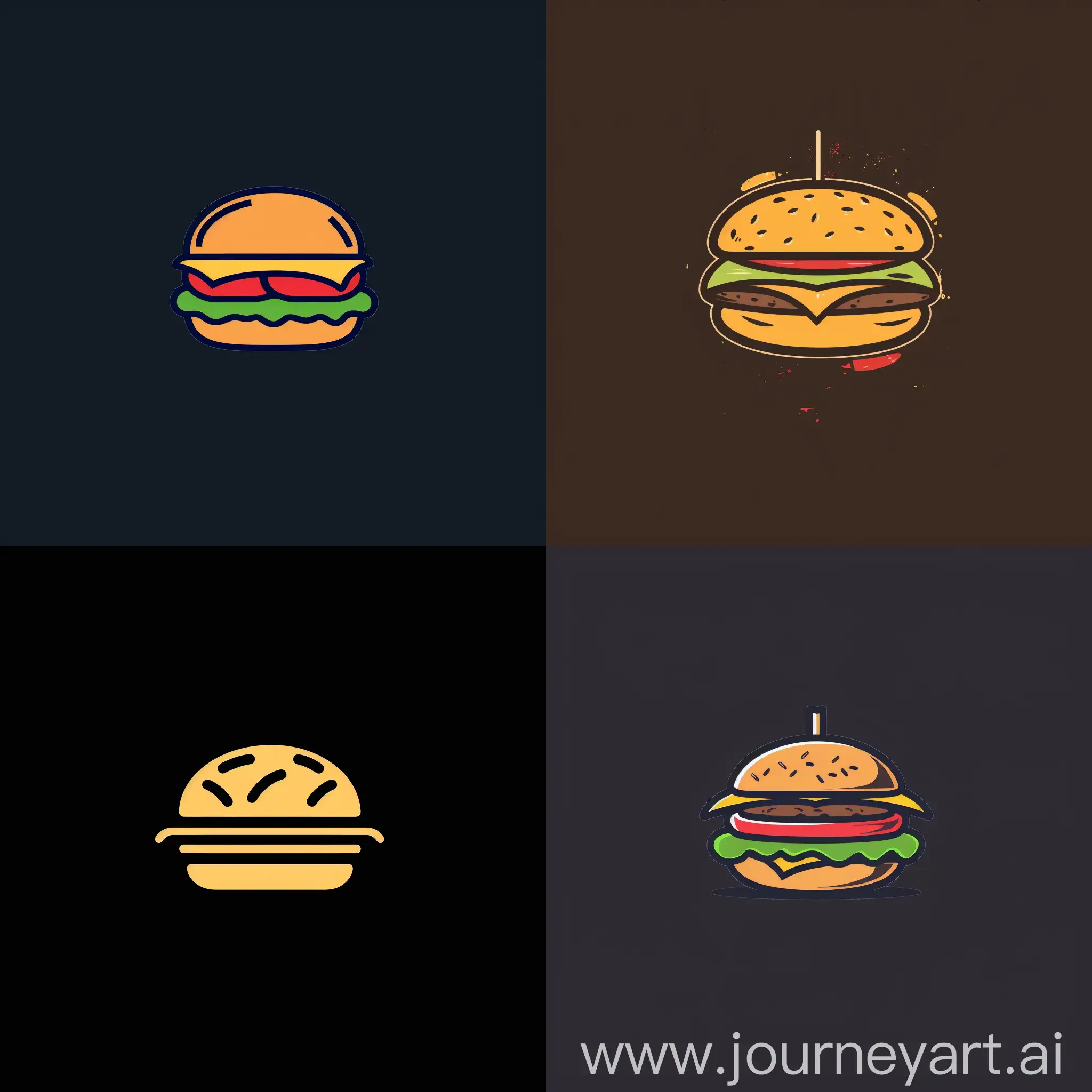 Minimalist-Burger-Logo-Design-with-Clean-Lines-and-Balanced-Composition
