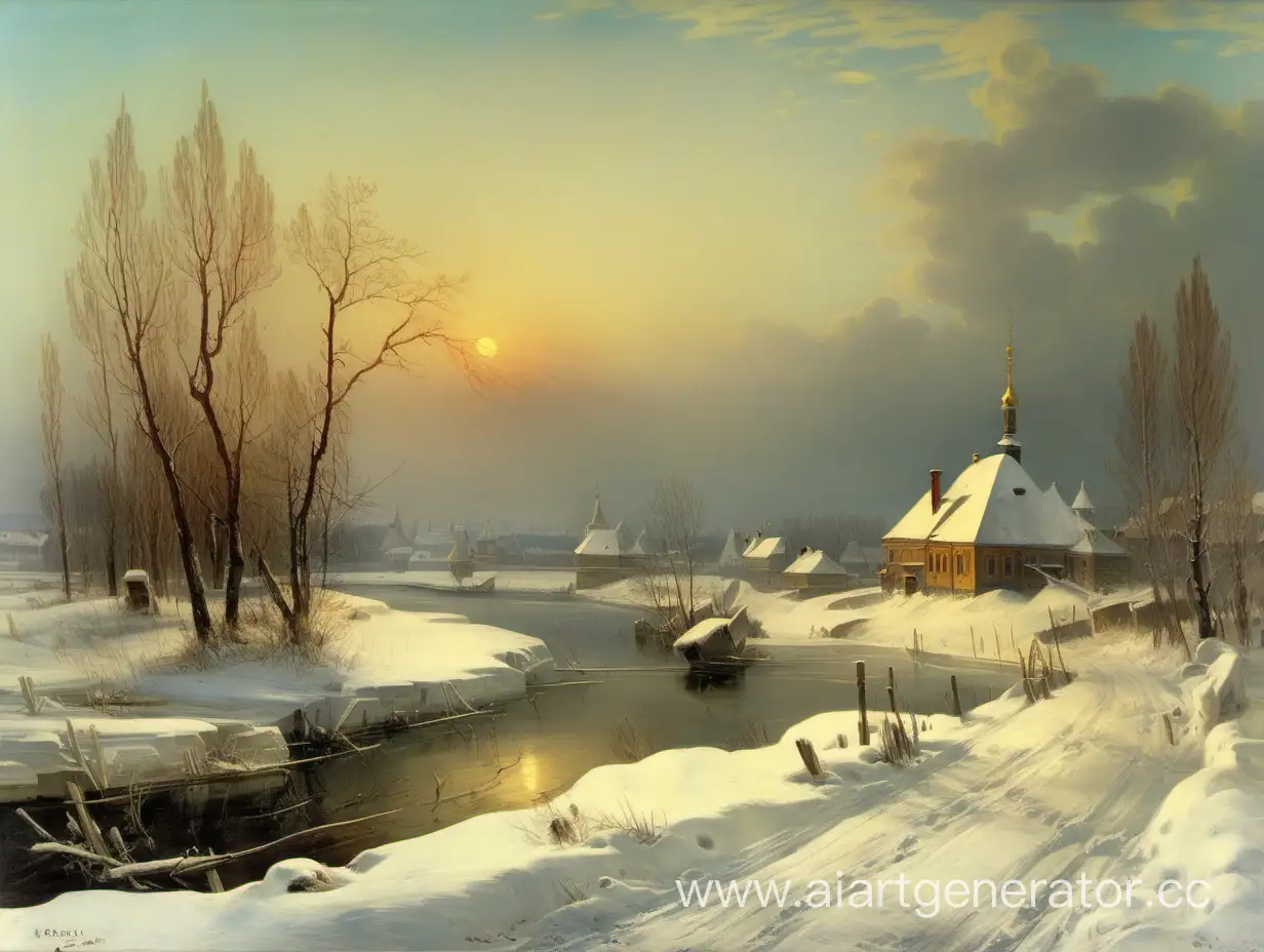 Serene-Russian-Winter-Landscape-by-Savrasov-Snowy-Tranquility-and-Birch-Trees