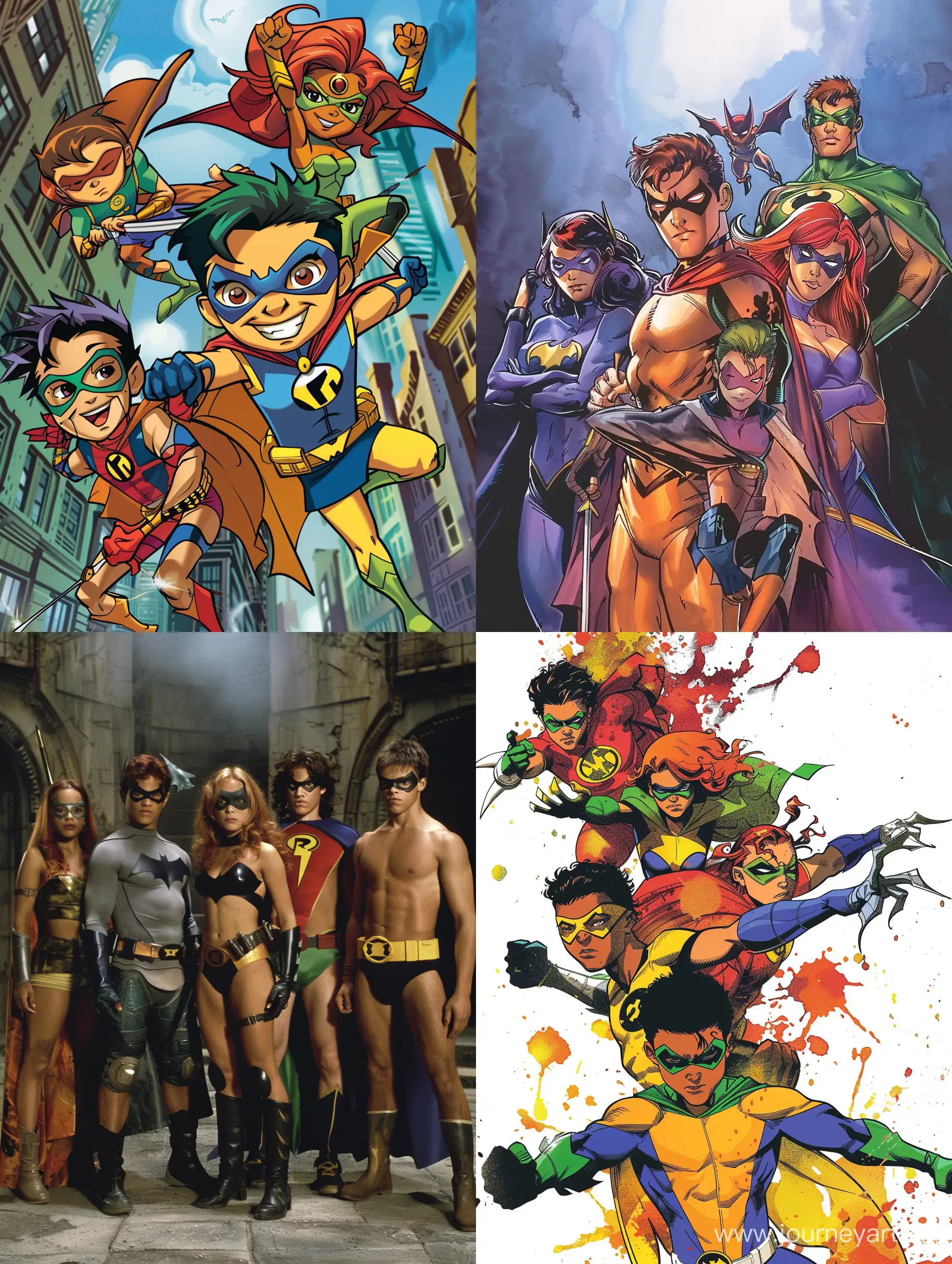 Teen-Titans-2003-Live-Action-Series-Fan-Art-Dynamic-Team-Pose