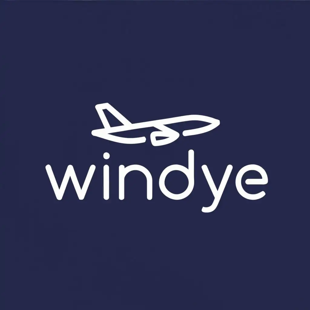LOGO-Design-For-Windye-Air-Cargo-Inspired-Symbol-with-Global-Reach-on-Clear-Background
