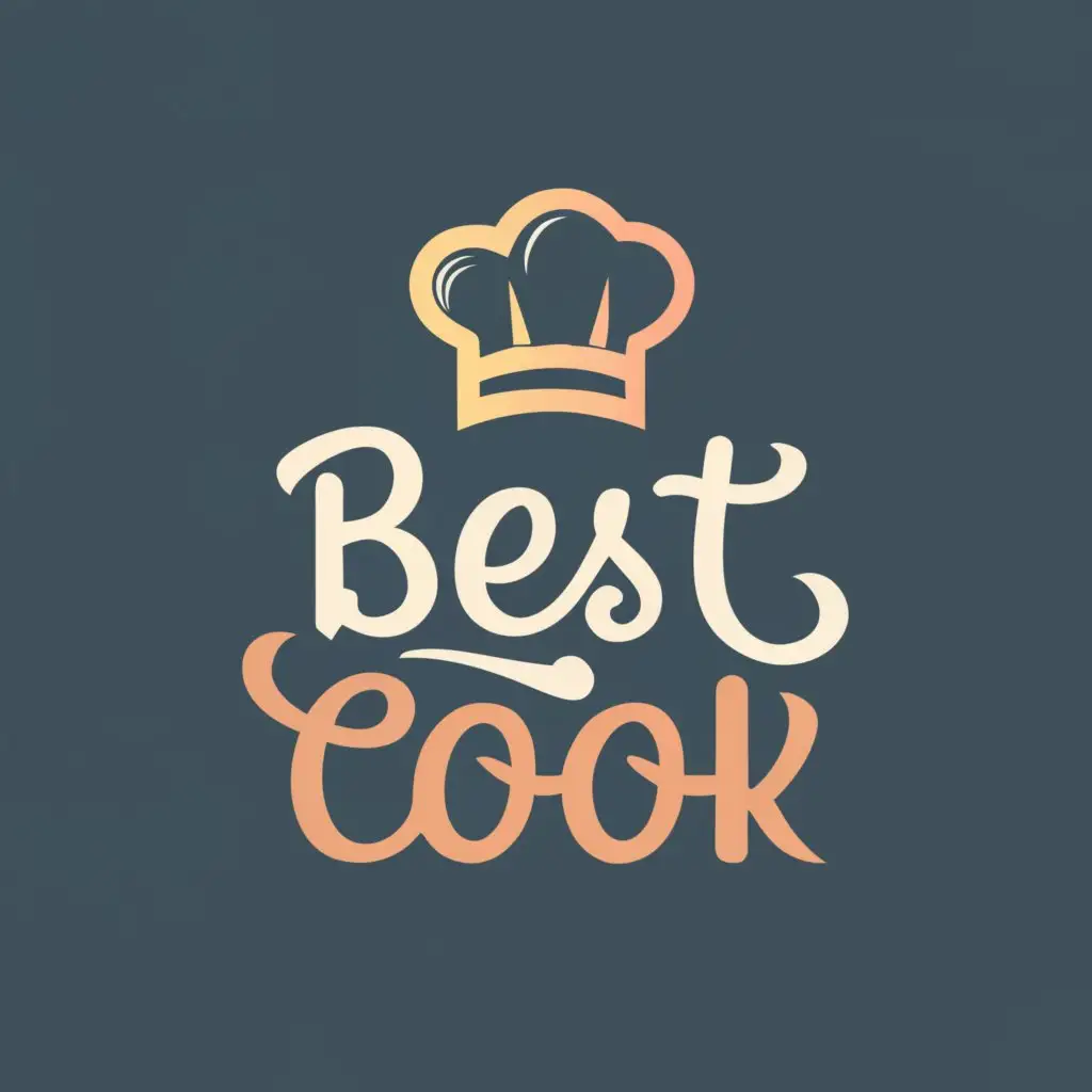 logo, Best cook, with the text "Best cook", typography, be used in Restaurant industry