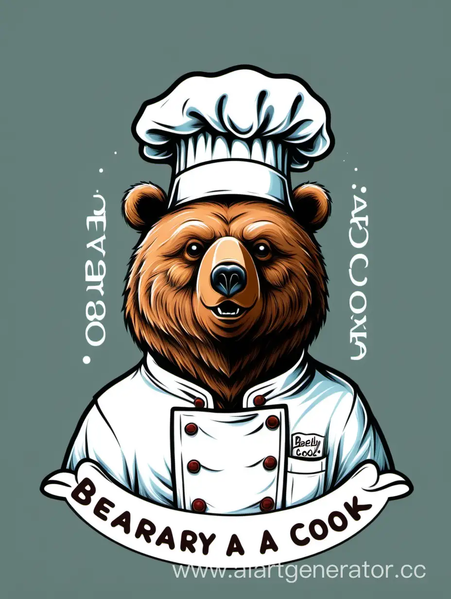 Adorable-Chef-Bear-TShirt-Design-on-White-Background