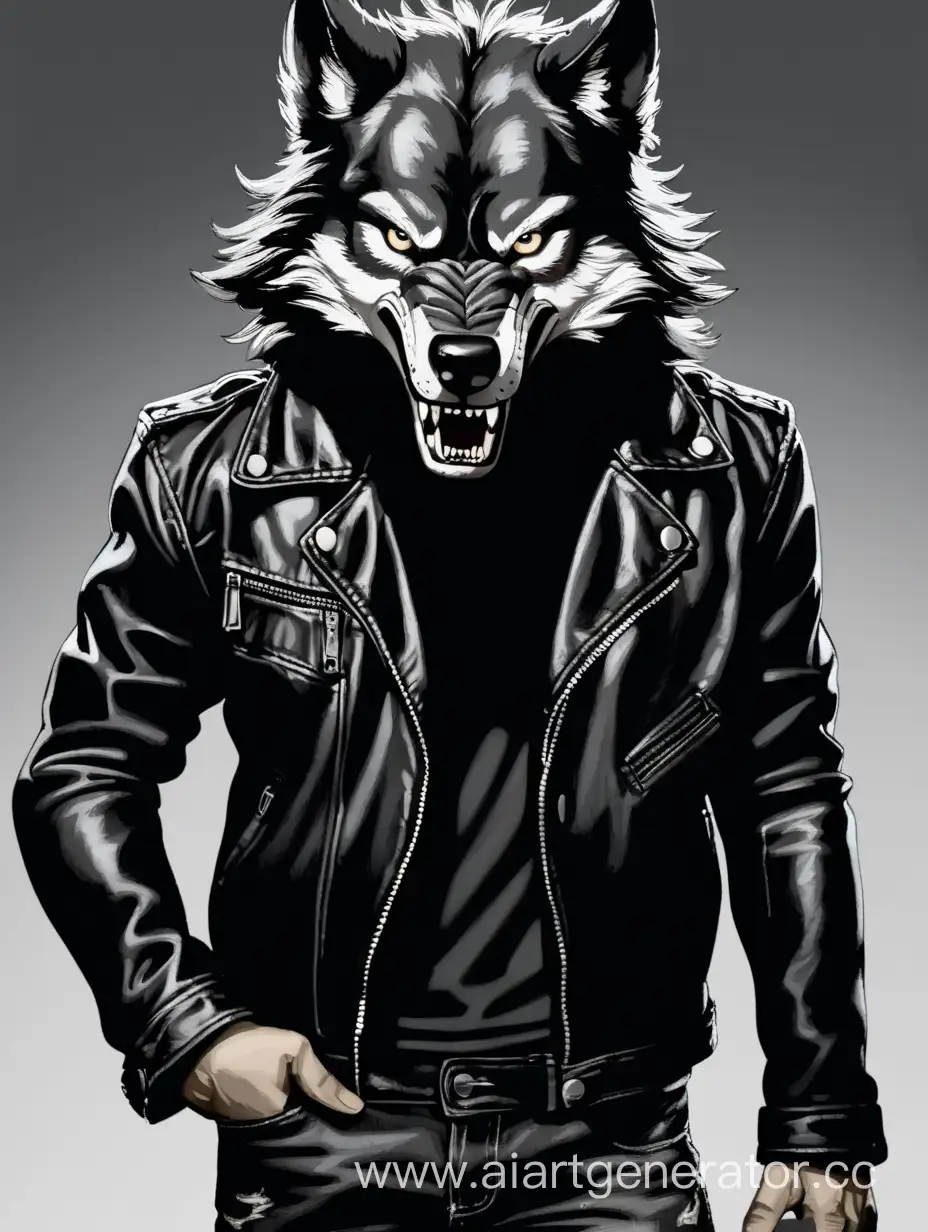Menacing-Wolf-in-Leather-Jacket-and-Black-Jeans