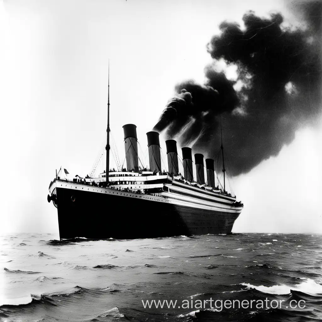 Tragic-Titanic-Sinking-Scene-in-1912