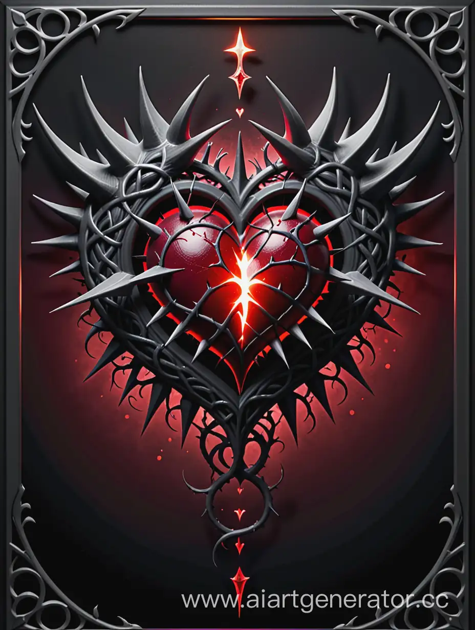 Glowing-Crimson-Heart-with-Thorn-Frame-on-Amazon-Book-Cover