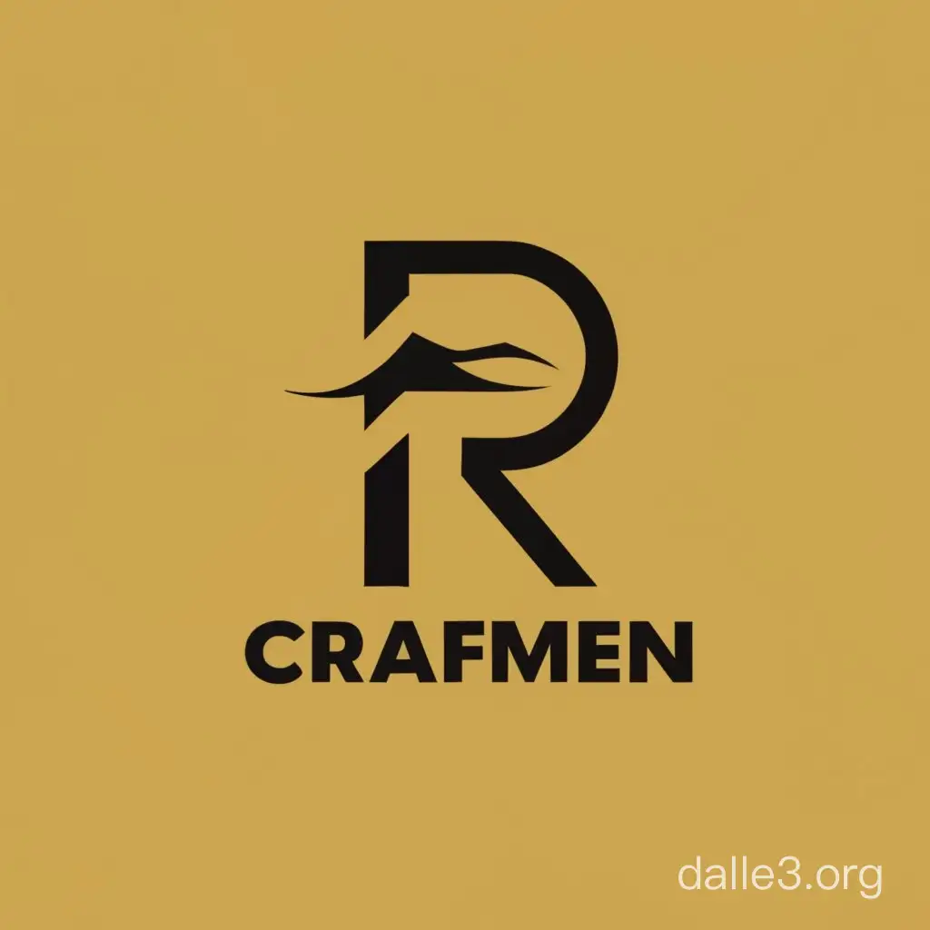 Créame un logotipo sencillo, con colores amariilo y negro con el nombre de RALLI CRAFMEN