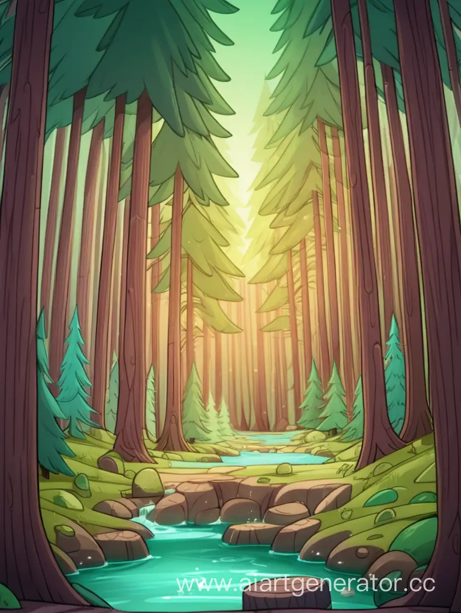 Mysterious-Forest-Adventure-in-Gravity-Falls