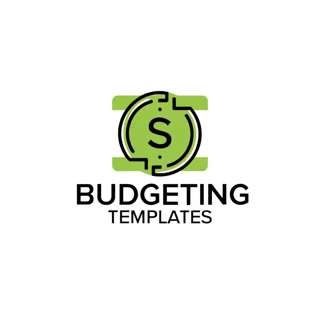 a logo design,with the text "Budgeting templates", main symbol:Money,Minimalistic,be used in Finance industry,clear background