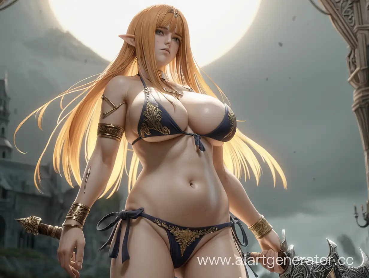 Elden-Ring-Bikini-Character-with-Striking-Features