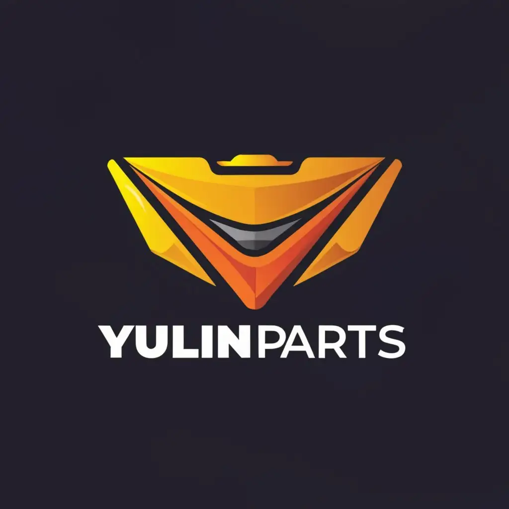 a logo design,with the text "Yulin parts", main symbol:Spare parts for the engine,Moderate,clear background