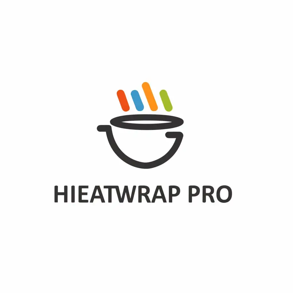 a logo design,with the text "heatwrap pro", main symbol:dish cover,Minimalistic,be used in Home Family industry,clear background