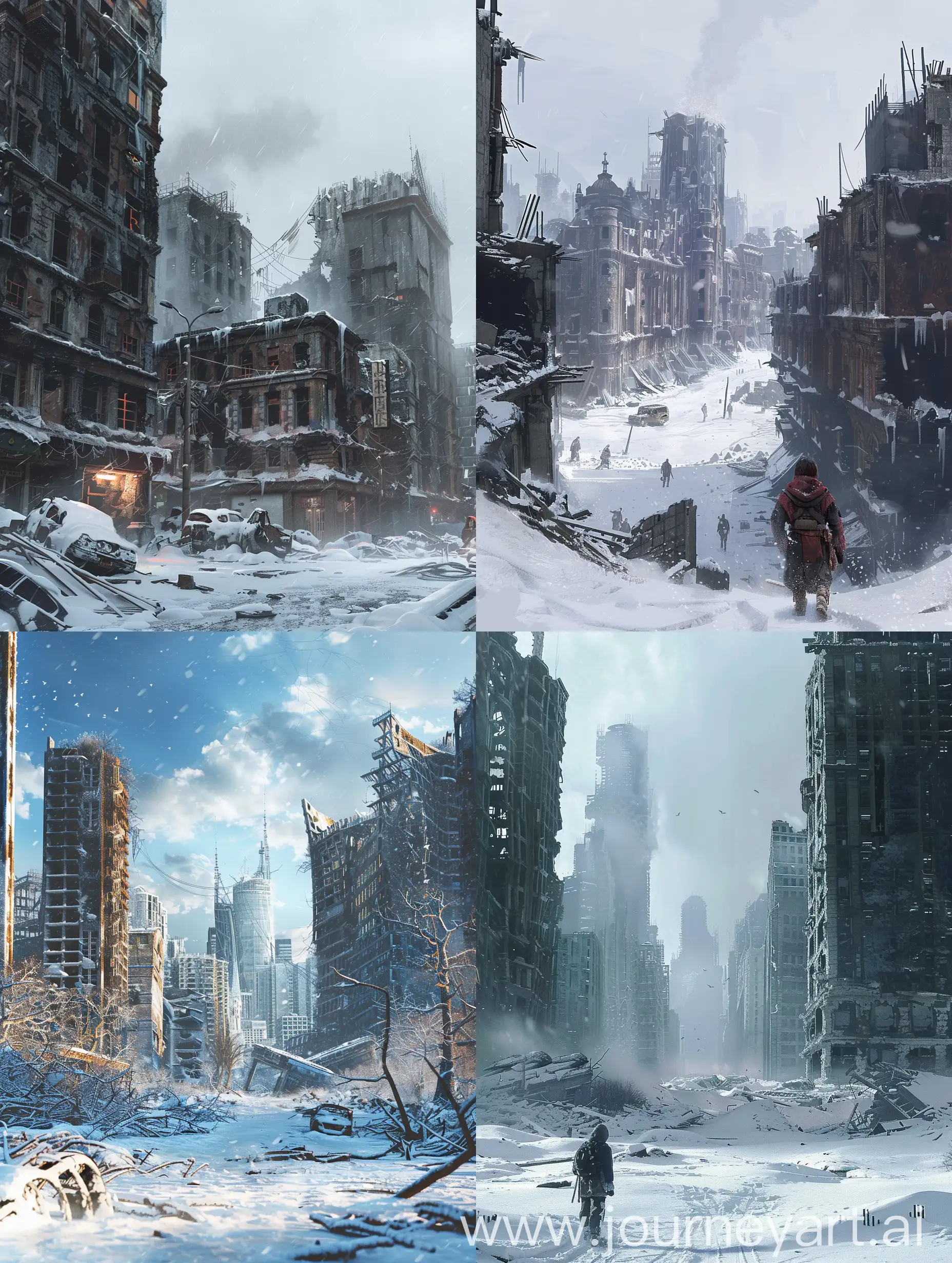 PostApocalyptic-Urban-Ruins-in-Winter-AI-Art