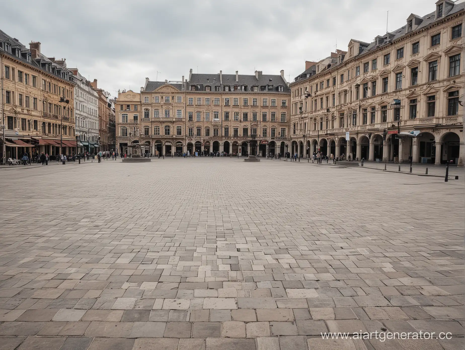 Urban-Plaza-Serene-Without-Crowds