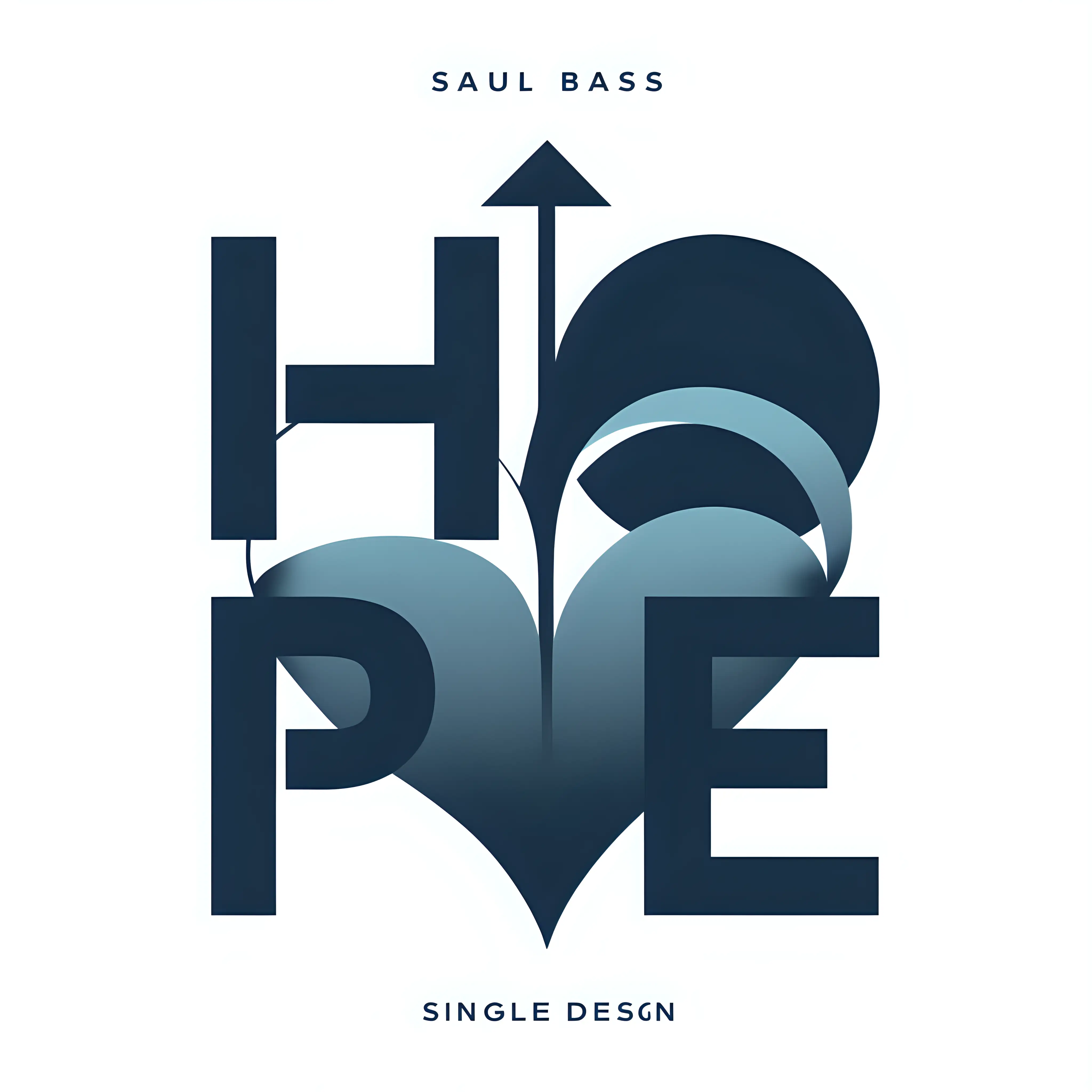 Prompt
Genera la portada de un single titulado 'Hope', con el estilo de Saul Bass.