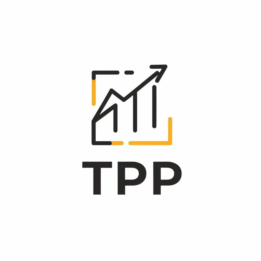 a logo design,with the text "TPP", main symbol:Stocks,Minimalistic,be used in Finance industry,clear background