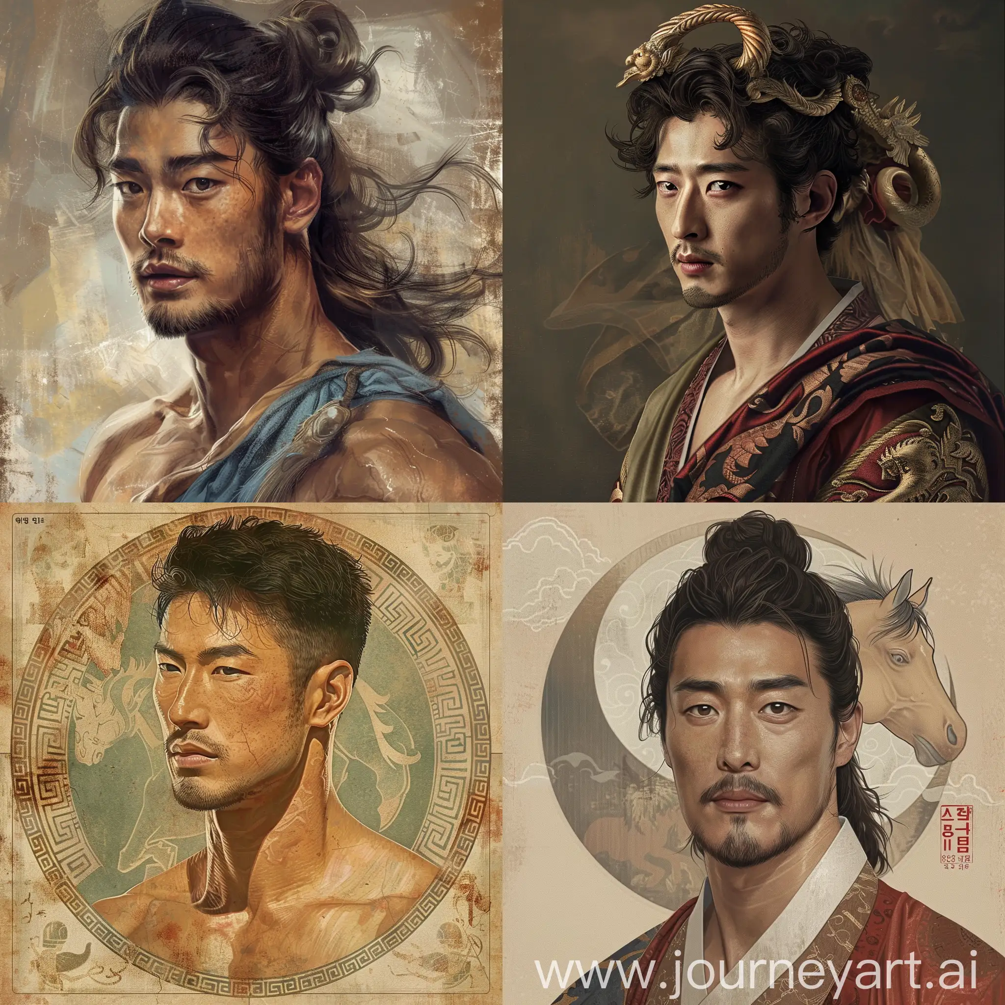 Korean-Man-Transformed-into-Ancient-Greek-Mythological-Figure