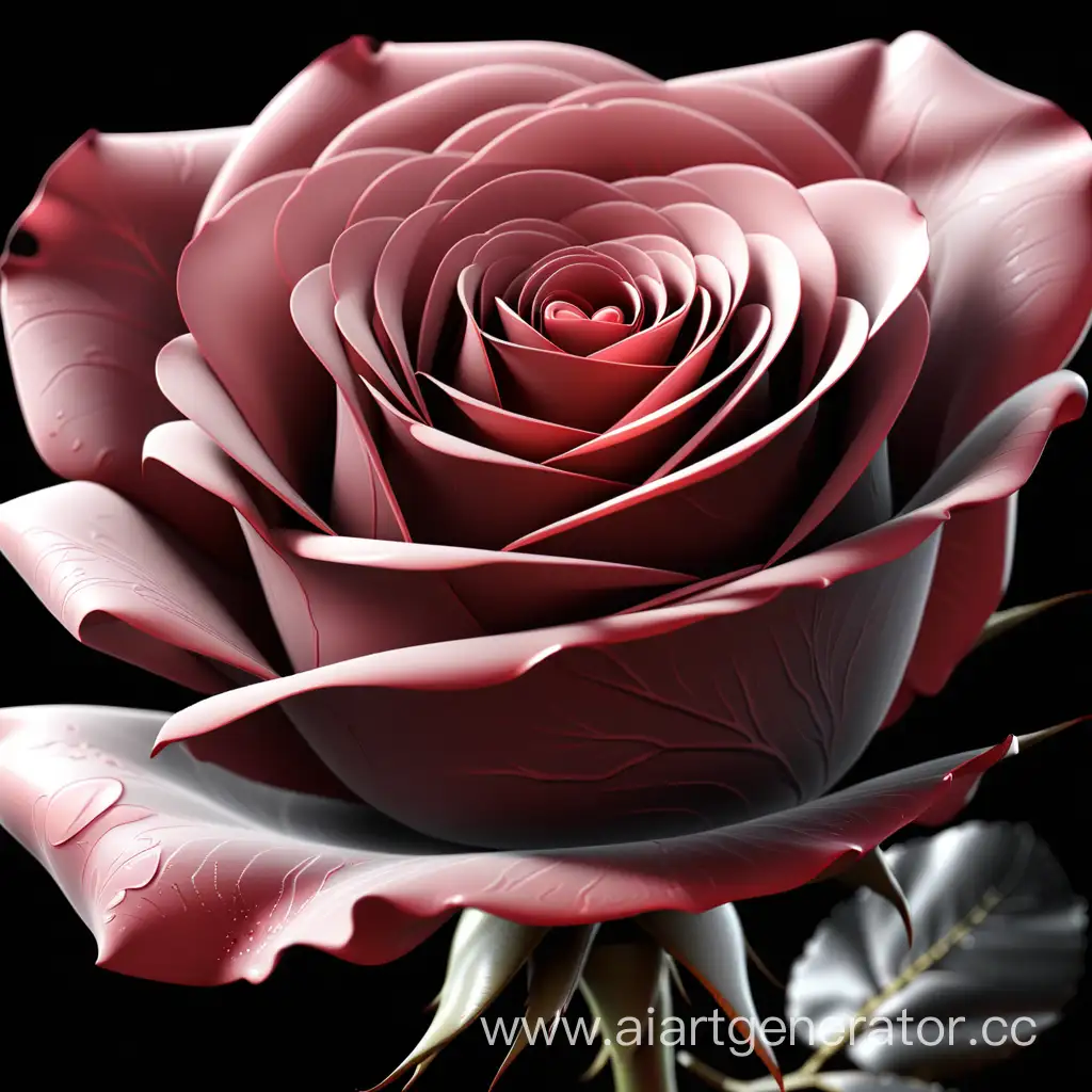 Vibrant-Red-Roses-Blossoming-on-Elegant-Black-Canvas