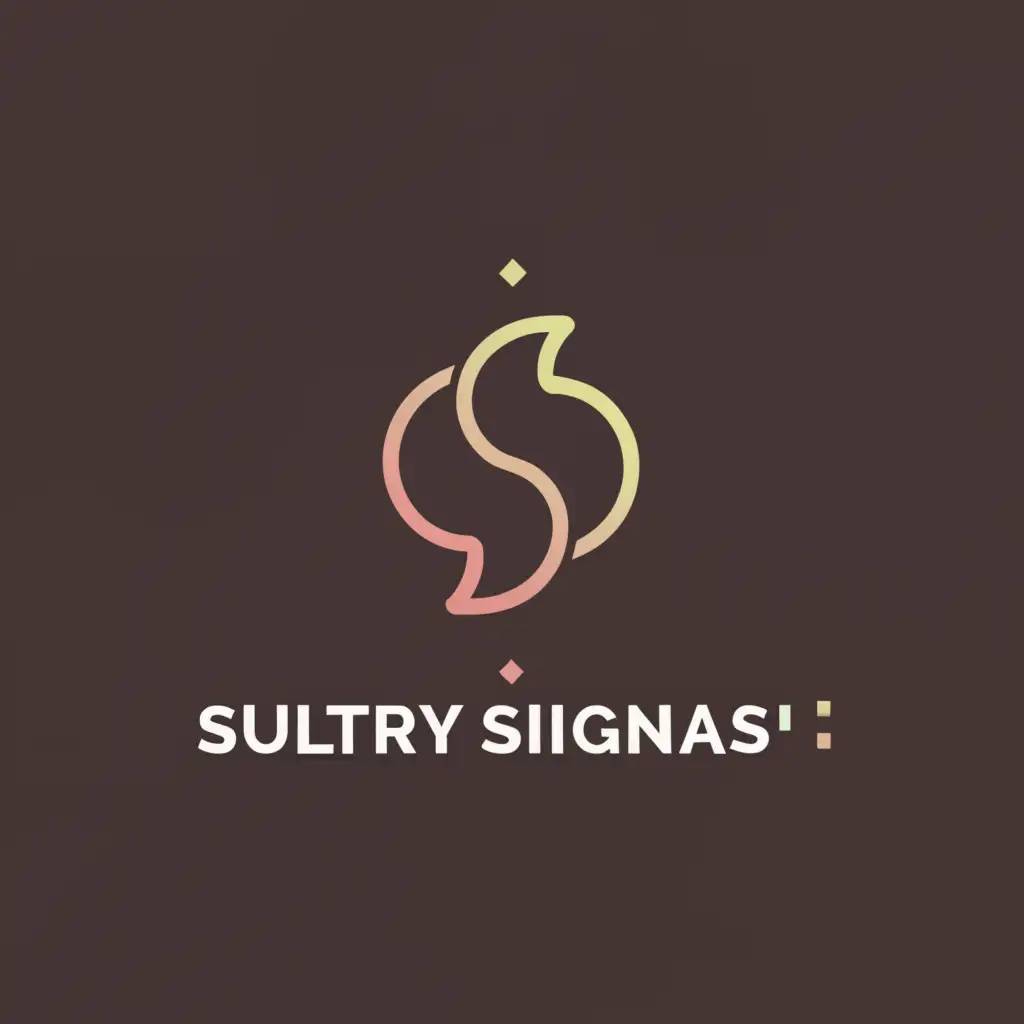 a logo design,with the text "Sultry Signals", main symbol:Logo for Instagram page,Moderate,clear background