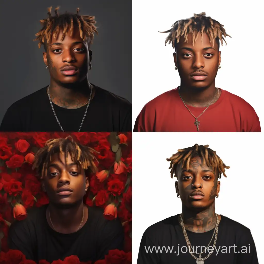 Realistic-Portrait-of-Rapper-Juice-WRLD-Performing-on-Stage