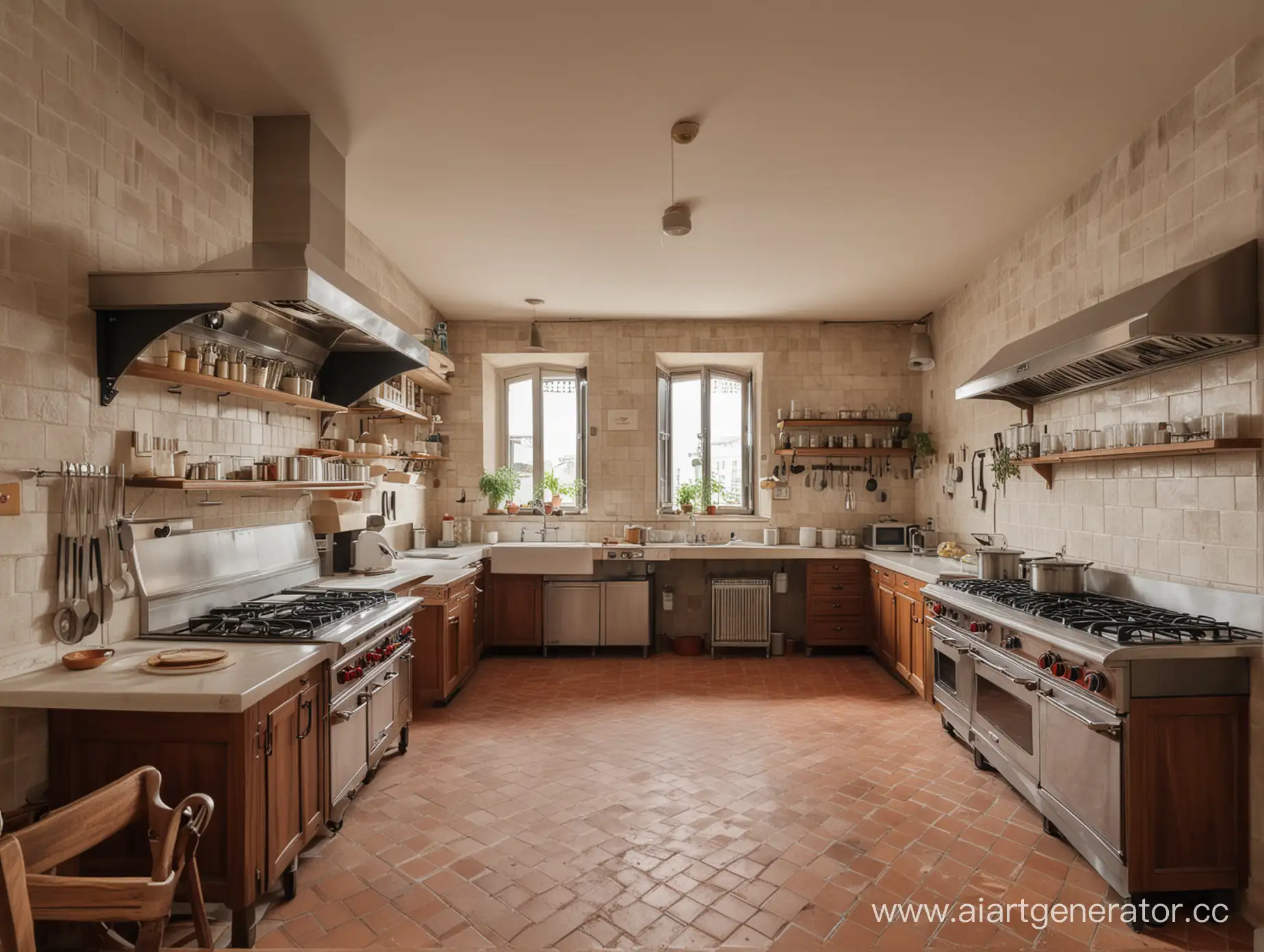 Italian-Chef-in-Stylish-Italian-Restaurant-Kitchen