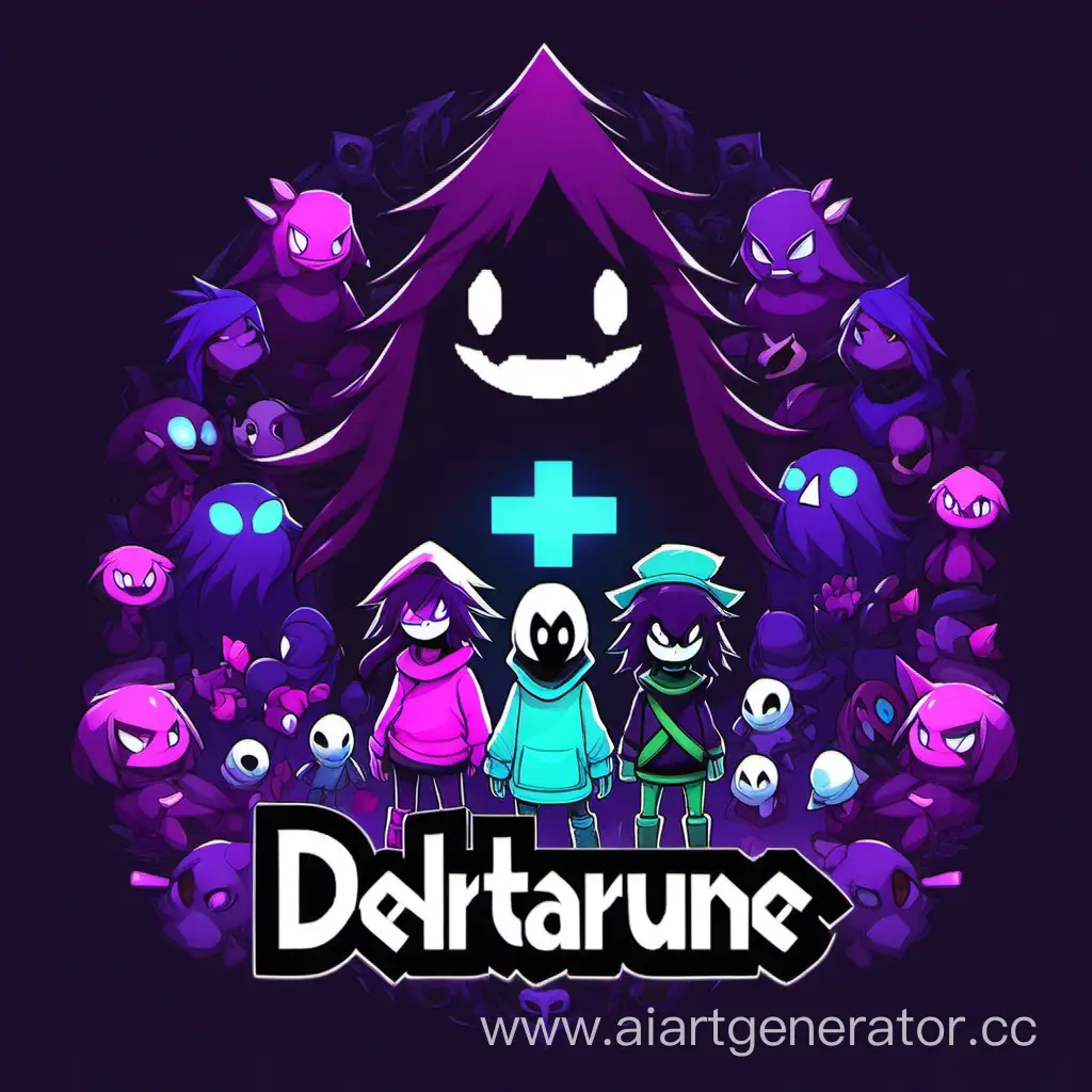 Deltarune-Game-Characters-Unleashing-Mystical-Adventures