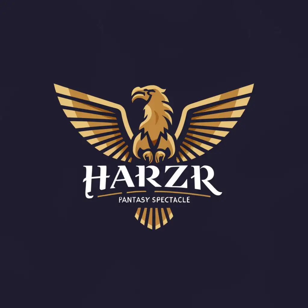 a logo design,with the text "Harzer Fantasy Spectacle", main symbol:Griffin,Moderate,clear background