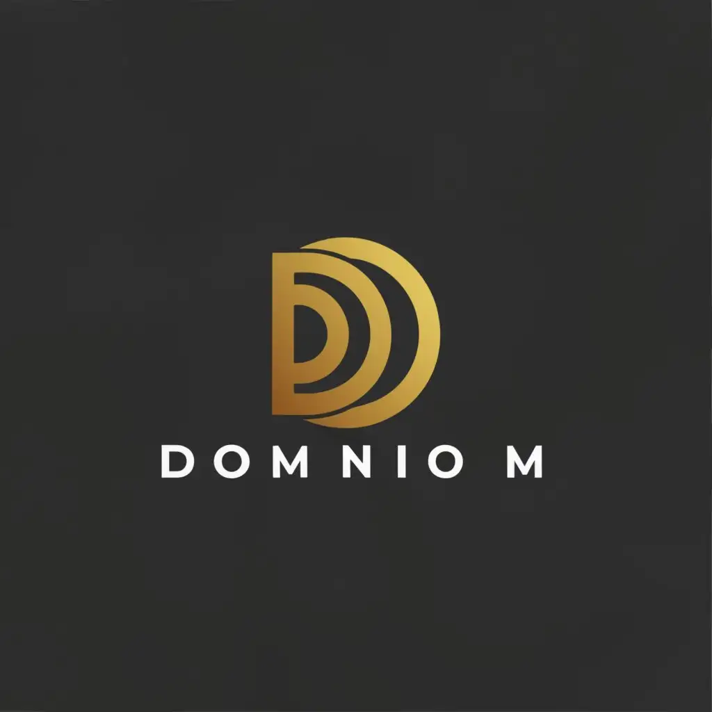 a logo design,with the text "Dominiom", main symbol:Dominiom,Moderate,clear background